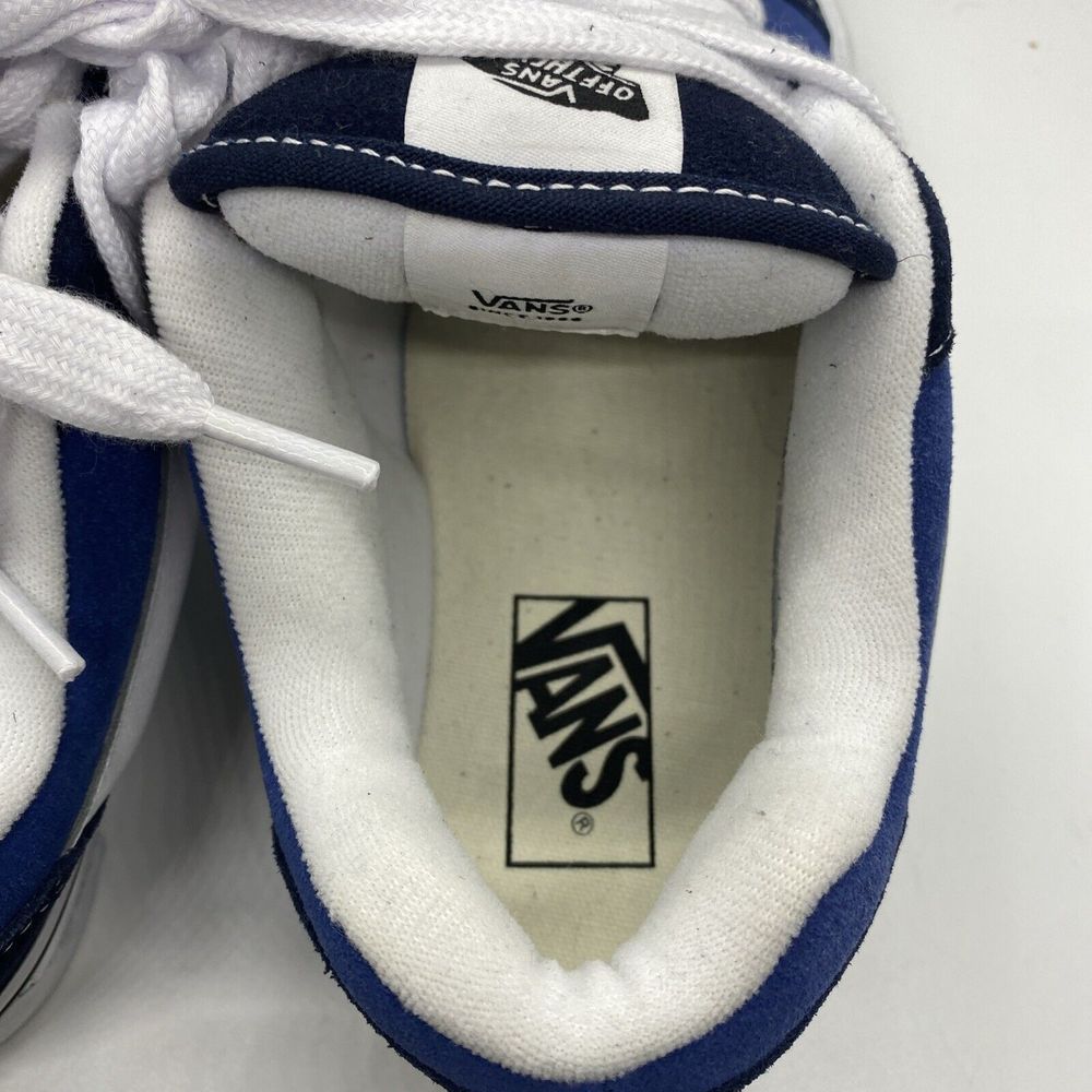 NWOT Vans Knu Skool Skate Sneakers Navy/True White VN0009QCNWD 721356 M8 W9.5 - Picture 7 of 11